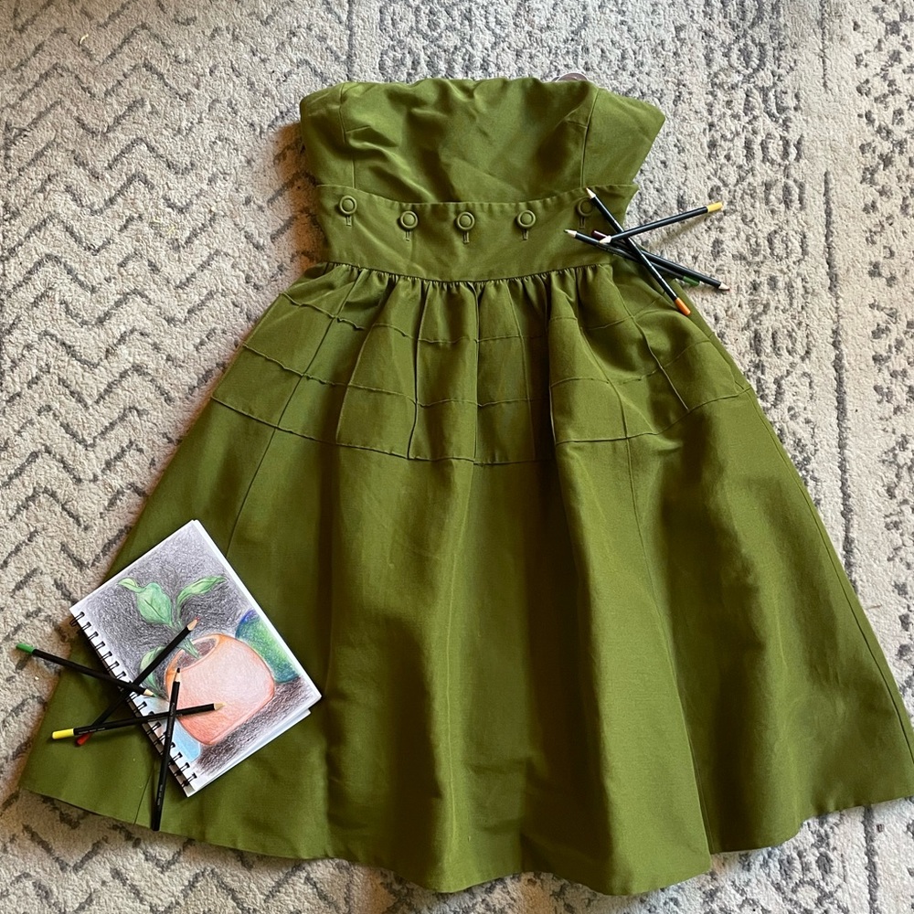 Adorable Maeve Strapless Cocktail Dress - Size 6